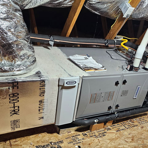 Air Handler With Media Filter